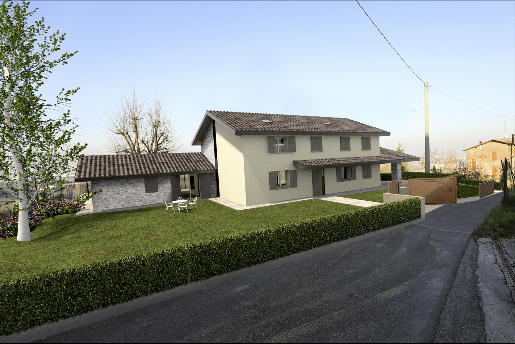 Progetto e realizzazione di nuova villa bifamiliare