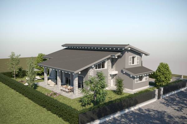 Progettazione e realizzazione di nuova villa monofamiliare