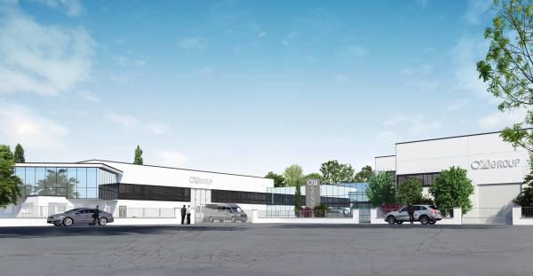 Restyling facciata e successivo ampliamento di edificio industriale