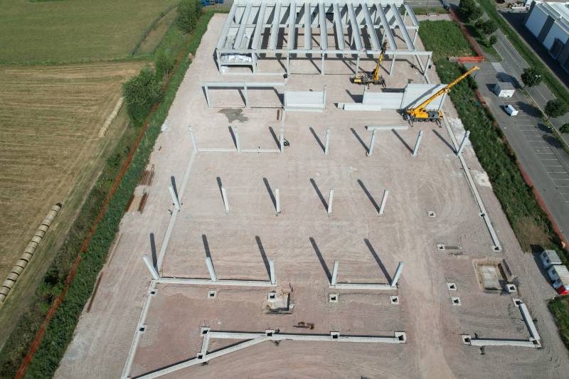 Nuovo capannone e palazzina uffici 